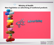 Ministry of Health: New legislation on advertising of medicinal products
