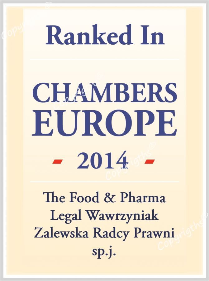 Ranking Chambers and Partners Europe 2014