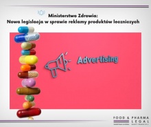 Ministerstwo Zdrowia: Nowa legislacja w sprawie reklamy produktów leczniczych