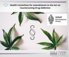 Health Committee for amendments to the Act on Counteracting Drug Addiction