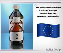 New obligations for businesses introducing beverages, including liquid food supplements on the market 