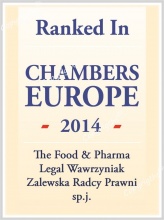 Ranking of the Chambers and Partners Europe 2014