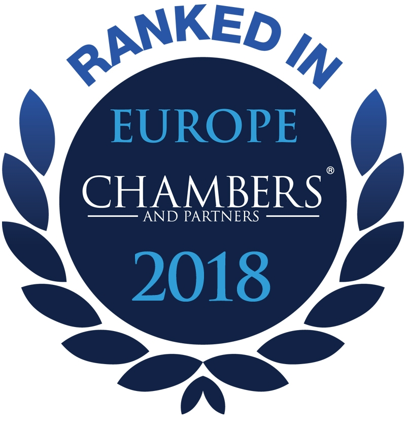 Ranking Chambers & Partners Europe 2018