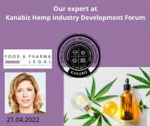 Our expert Magdalena Wawrzyniak at the II KANABIZ Hemp Industry Development Forum