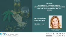 Food& Pharma Legal expert at the FMCG Quality Managers Forum