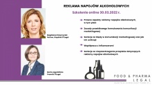 Zapraszamy na szkolenie online dotyczące REKLAMY NAPOJÓW ALKOHOLOWYCH, W TYM REKLAMY W SOCIAL MEDIA