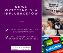 NOWE WYTYCZNE DLA INFLUENCERÓW 