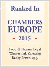 Ranking Chambers & Partners Europe 2015