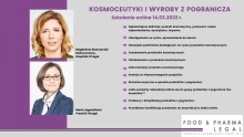 Szkolenie online: KOSMOCEUTYKI I WYOBY Z POGRANICZA