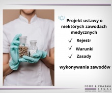 Projekt ustawy o niektórych zawodach medycznych